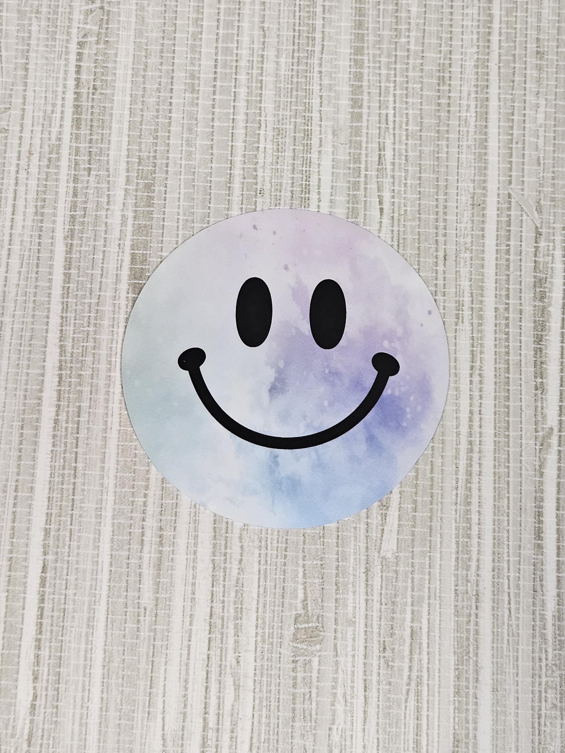 Galaxy Smiley Face Sticker | Weatherproof Vinyl Decal