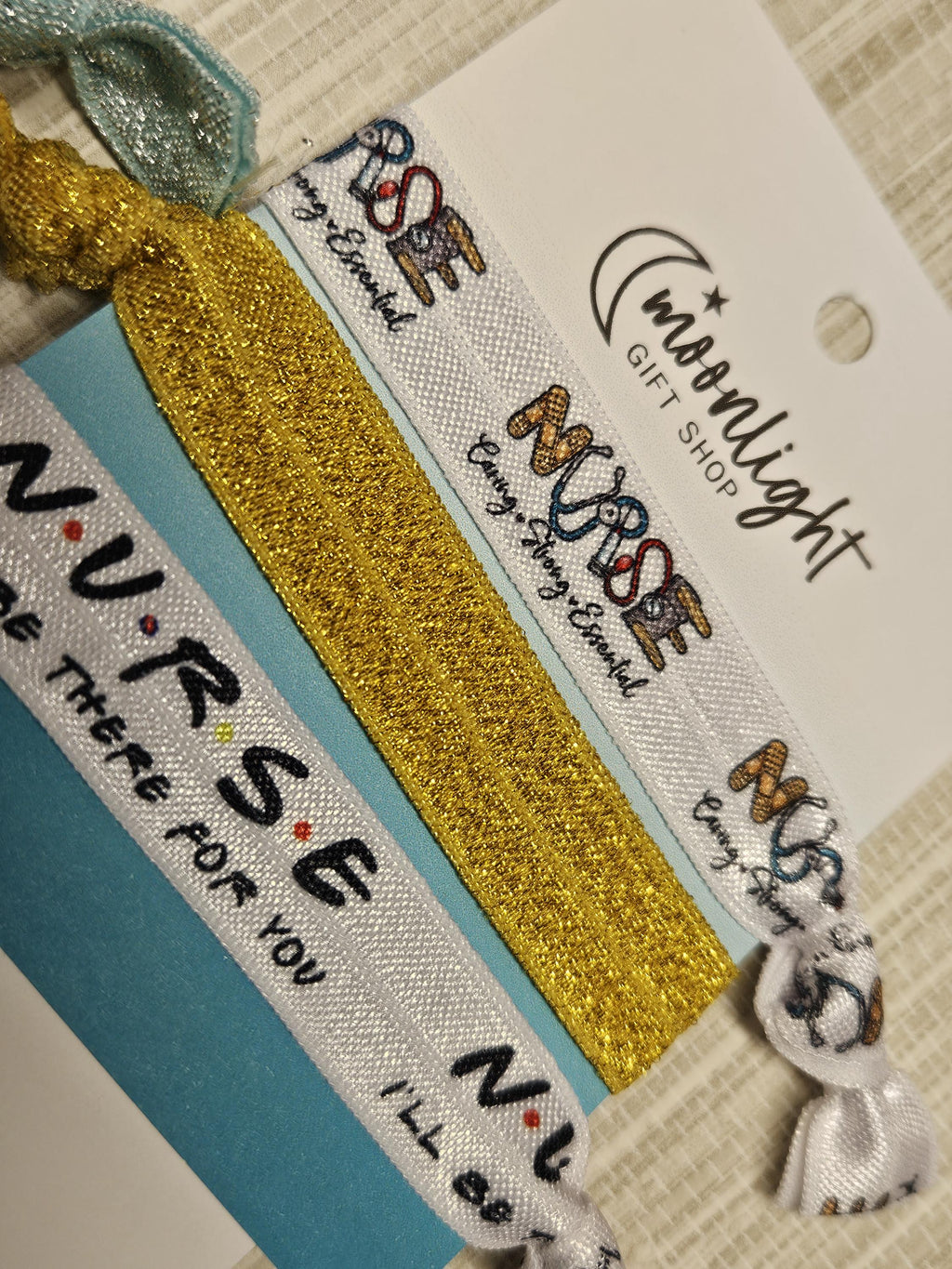 Nurse Hair Tie Set | Elastic No-Crease Ponytail Holders