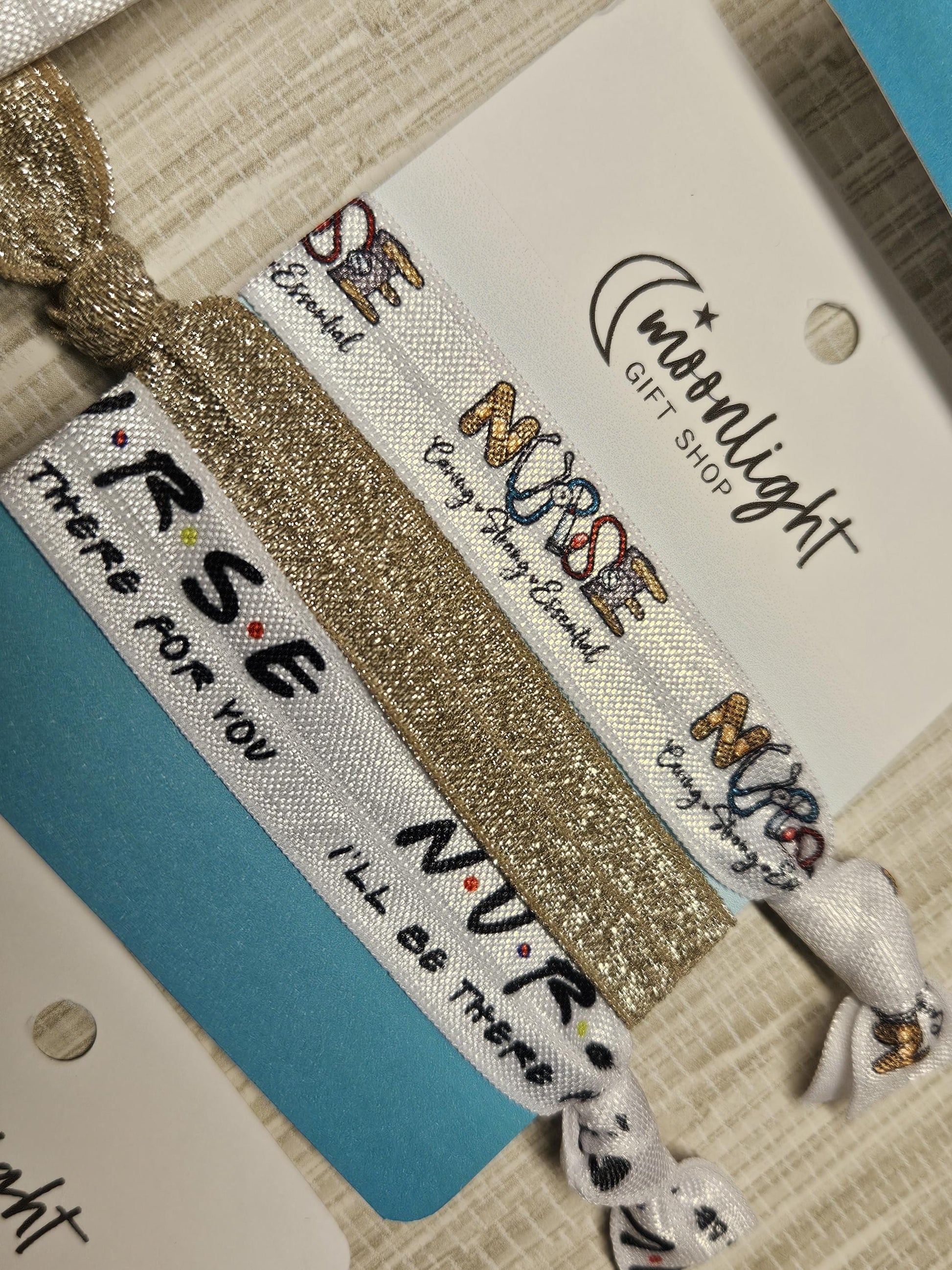 Nurse Hair Tie Set | Elastic No-Crease Ponytail Holders