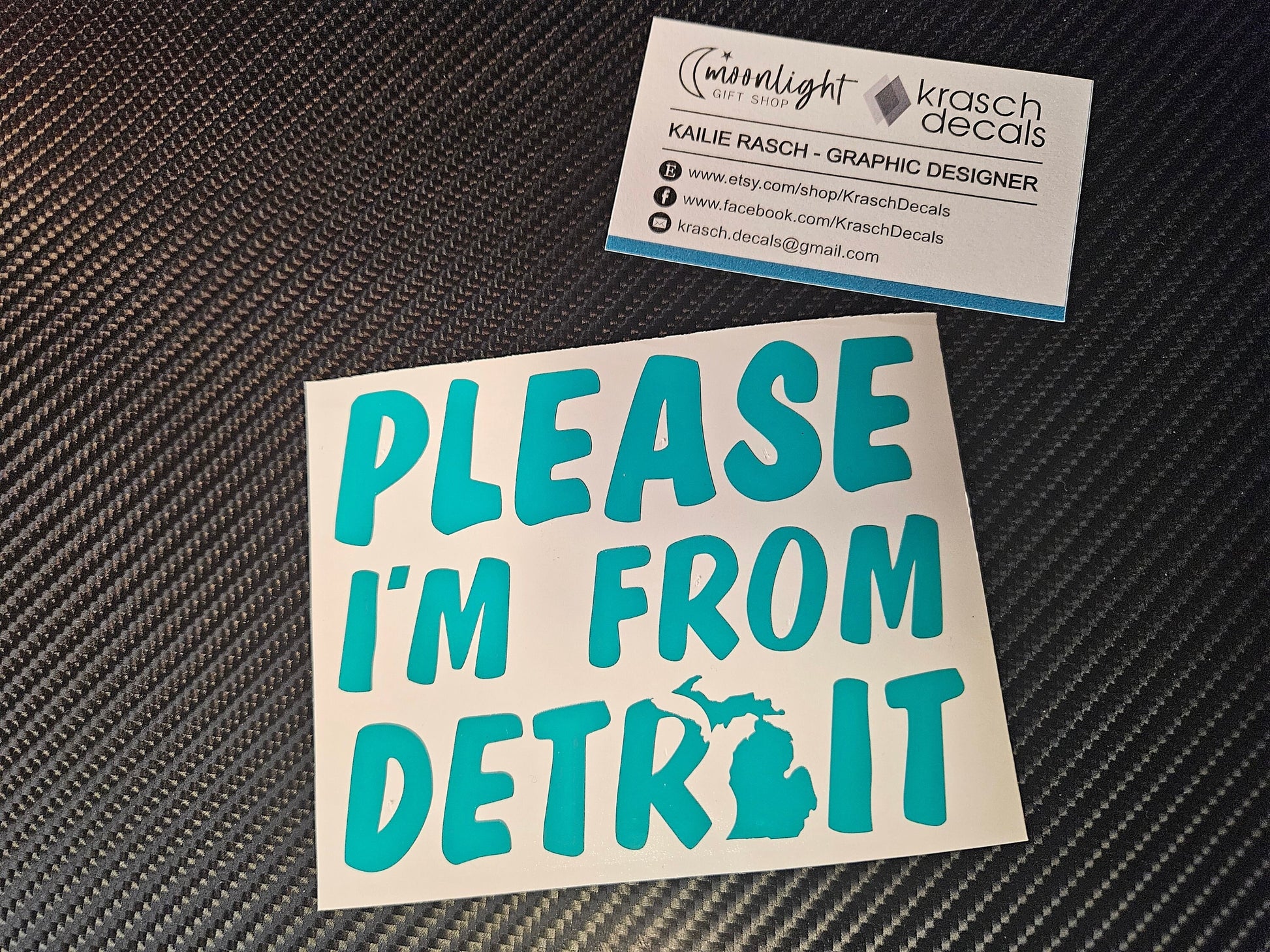 Please I'm from Detroit Decal