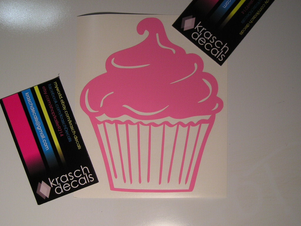 Cupcake Vinyl Decal